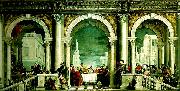 Paolo  Veronese feast in the house of levi oil painting artist